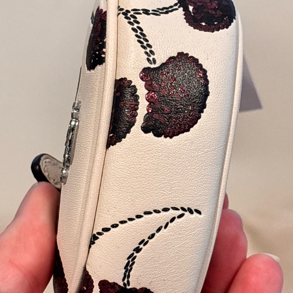 COACH Carmen Glitter Cherry Bag Charm / Keychain NWT - Picture 7 of 13